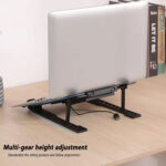 N6 Adjustable High Wind Power And Low Noise Foldable Laptop And Tablet - Image 2