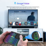 M9 Bluetooth Mini Wireless Keyboard 7 Backlit 2.4g Air Mouse Remote To - Image 2