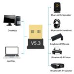 Mini Bluetooth Usb Dongle 5.3 Plug & Play - Image 2