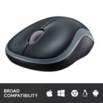 Logitech M185 Wireless Mouse, 2.4ghz With