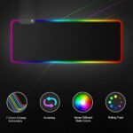 Rgb Gaming Mouse Pad Large (800×300×4mm) Led Mousepad With Non-slip - Image 2