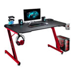 Xtrike Me Dk-02 Ergonomic Computer Desk With Headphone Hook And Cup Ho - Image 2