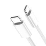 Iphone 16 Pro Max 60w Type C To C Pd Fast Charging Nylon Cable (1m) Wi - Image 2