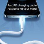 Joyroom S-1224m3 Type-c To Lightning Fast Charging Cable 1.2m White - Image 2