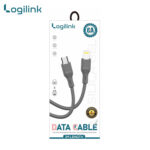 Logilink Type C To Lightning Silicone Fast Charging Data Cable 1m (1 Y - Image 2