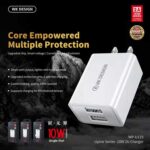 Remax Wk Dual Usb Fast Mobile Charger Wp-u119 Us Pin - Image 2