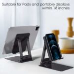Metal Heavy Duty Multifunctional Digital Folding Desktop Stand (size 1 - Image 2