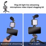 Ay-49 Video Making Kit Vlogging Tripod Triple Band Light - Image 2
