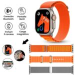 S9 Ultra 49mm (3 Straps) Smart Watch Series 9 With Metal Milanese Stra - Image 2