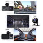 Y15 3-channels Wifi Dash Cam 1080p