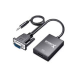 Speedx (sp-vh108) Vga To Hdmi 1080p Adapter With 3.5mm Audio Output Ja