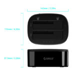 Orico (6228us3) 2.5/3.5 Inch Usb3.0 1 To 1 Hdd And Ssd Hard Drive Dock - Image 2