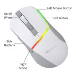 Xtrike Me Gm-322 Wired Gaming Mouse 7200 Dpi Rgb Backlight Ergonomic D - Image 2