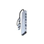 Speed-x Sp-tc701 7 Port 2 In 1 Usb 3.0 & Type-c Ports Aluminum Alloy P