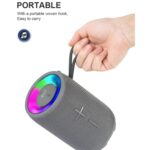 Kisonli Q23 12w Bt Super Bass Wireless Bluetooth Speaker With Rgb Ligh - Image 3