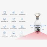Speed-x Sp-e27 Bulb Camera 1080p Wifi 360 Degree Panoramic Night Visio - Image 3