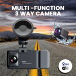 3 Channel K02 Dash Cam 2.5k 1080p With Builtin Gps Wifi - Image 3