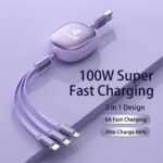 Kisonli 3-in-1 Micro Usb Type-c And Iphone Charger Cable Multiple Usb - Image 3