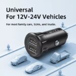 Remax Car Charger Vanguard Series 2usb 2.4a Black Moq:92 (rcc236) - Image 3