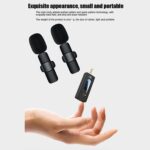 K35 High Quality Wireless Dual Microphone For Mobile Phone And Camera - Image 3