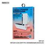 Remax Rpp-87 Wingle Series 65w+22.5w Laptop And Moblie Fast Charging P - Image 3