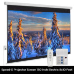 Projector Screen 150 Inch Electric Mortorised 8x10 Feet 4:3mw Speed-x - Image 3