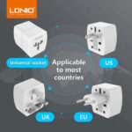 Ldnio Z4 Universal 6a Travel Adapter