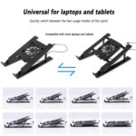 N6 Adjustable High Wind Power And Low Noise Foldable Laptop And Tablet - Image 4