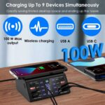 100w 8-port Charging Station For Multiple
