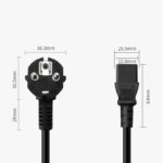 Imported Power Cable For Desktop Pc Computer 1.5m - Image 4