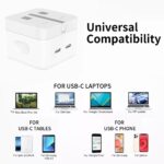 Iphone 14 Pro 3 Pin (uk Pin) 50w Usb-c+c Power Adapter With Usb-c To L - Image 4
