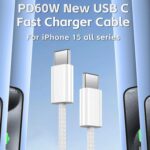 Iphone Pd 60w Fast Charging Nylon Type-c To C Cable For Iphone 15 Pro - Image 4