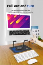 Laptop Stand 360 Degree Rotating Adjustable Portable Foldable 15 Inch - Image 4