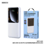 Remax Rpp-623 Power Bank 20000mah 20w+22.5w Pd+qc White - Image 4