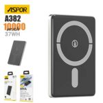 Aspor A382 Wireless Magnetic Portable Mini 10000mah, 37wh Wireless Pow - Image 4
