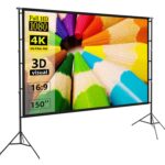 Projector Screen 150 Inch Tripod Potable Double Stand 8x10 Feet 4:3mw - Image 4