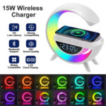 Bt3401 Led Wireless Phone Charger Bluetooth Speaker - Image 4