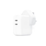 Iphone 35w Uk 3 Pin Dual Type C Fast Charging Pd Adapter