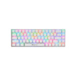 Xtrike Me Gk-994w Rgb 68 Key Bt 2.4ghz Wireless Gaming Keyboard White