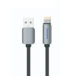 Logilink Usb To Lightning Nylon Fast Charging Data Cable With Light 1m