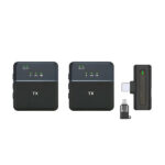 Sx8 Type-c/iphone Dual Professional Lavalier Wireless Microphone For I