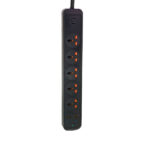 504pu Speed-x Premium Portable Power Strip 5socket+2usb Port+2 Type C