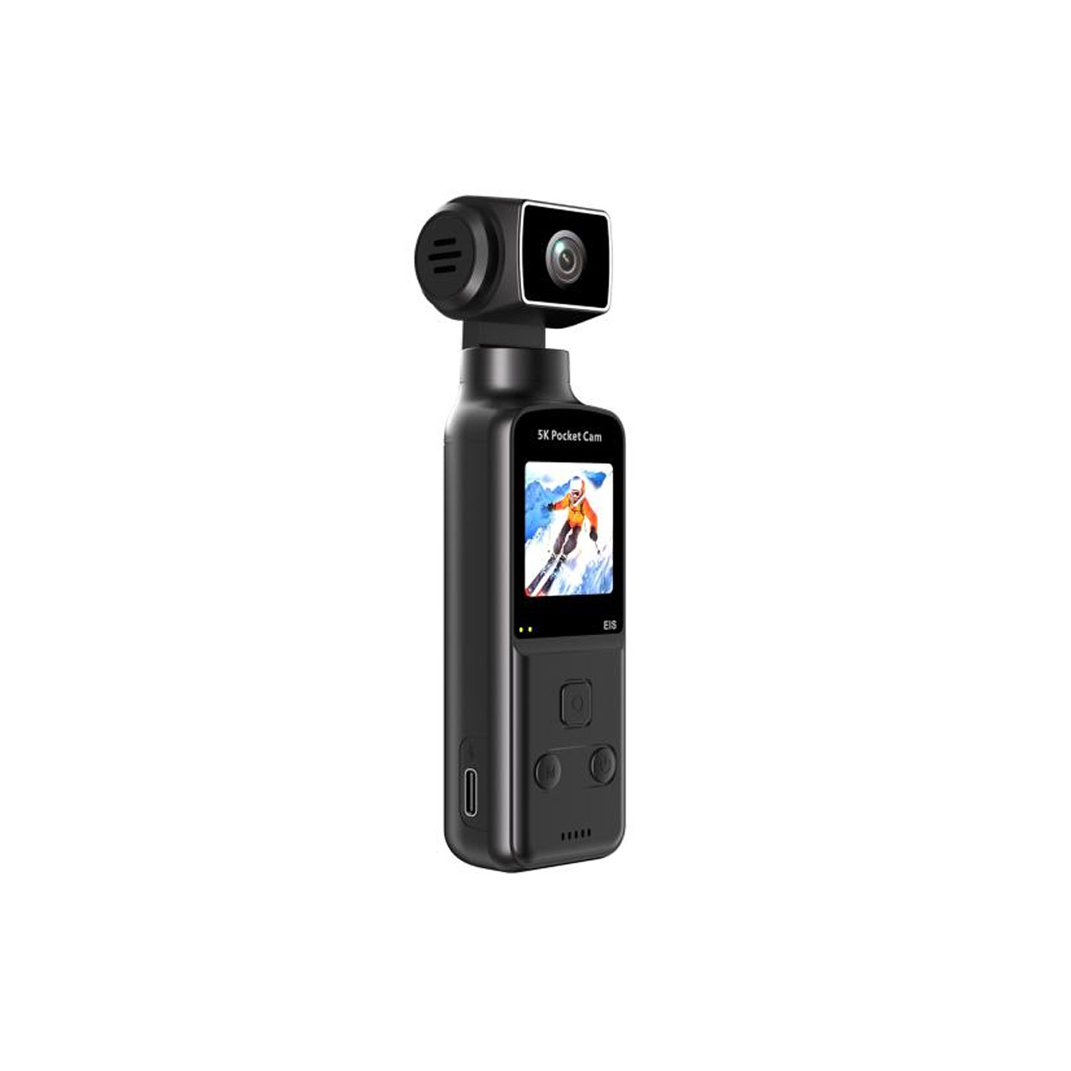 90901773992528 K1 Pocket 5k Hd Wifi Handheld 270° Rotatable Sports & Vlogging Action - Image 1