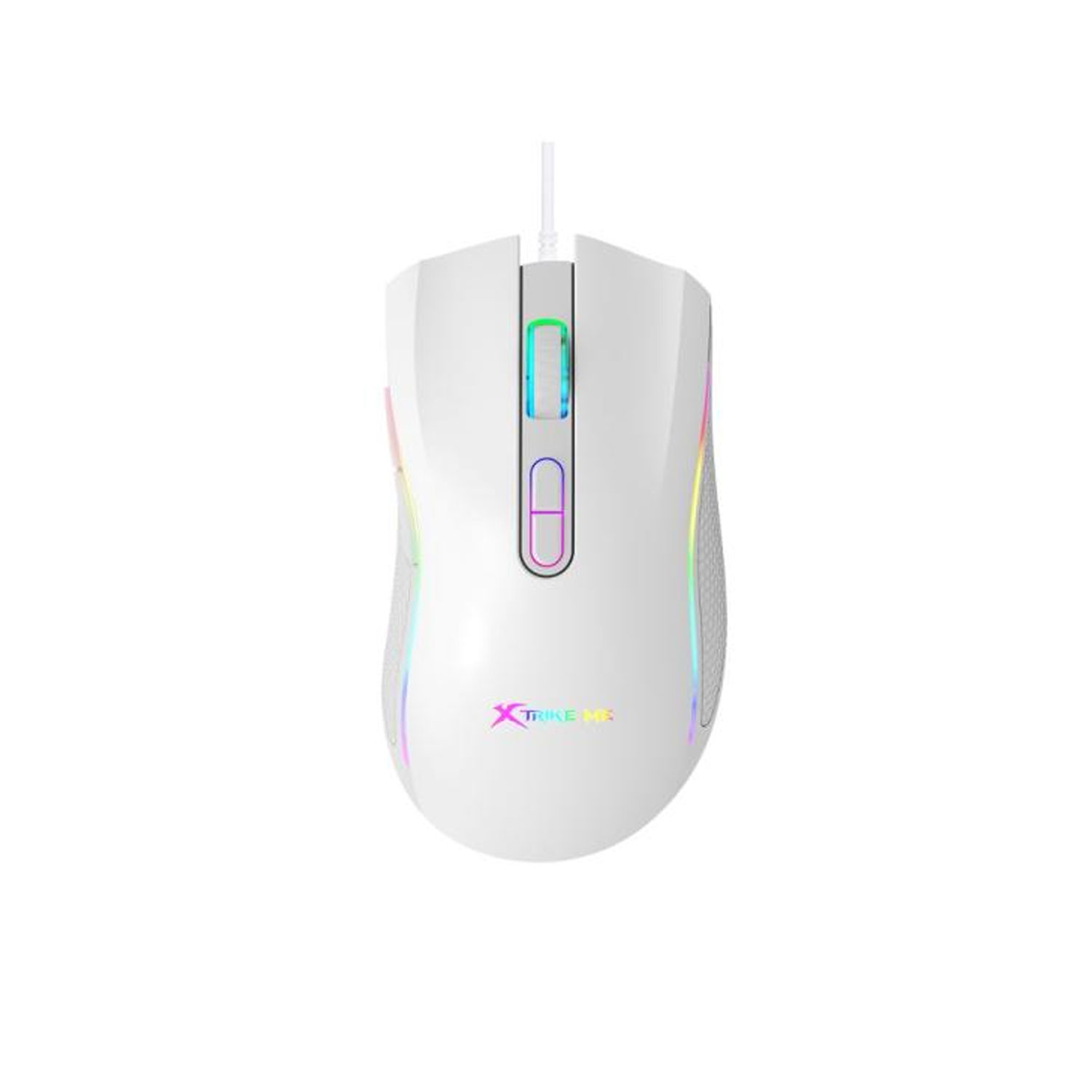 939d683ec31774612849 Xtrike Me Gm-314 Bk Wired Gaming Mouse White - Image 1
