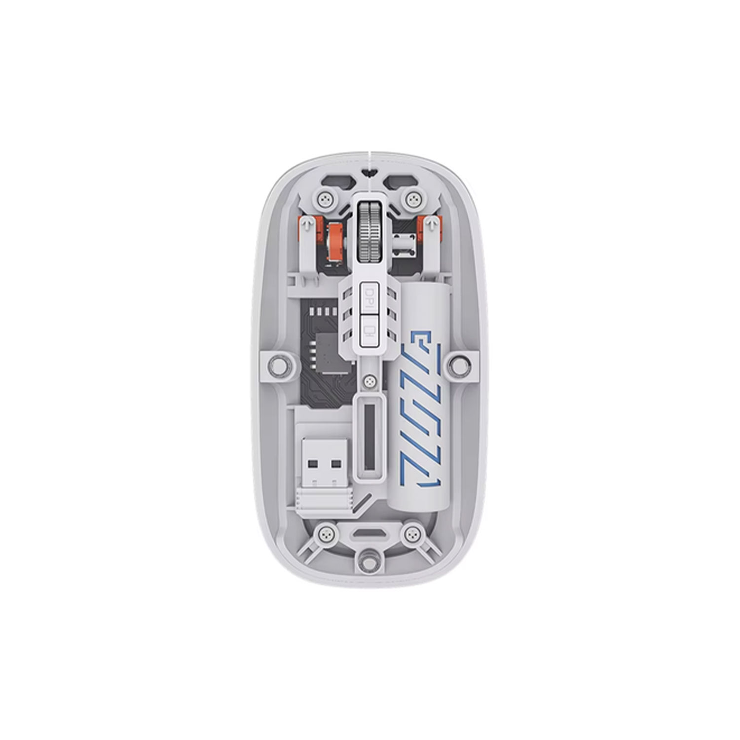 ad23ad901e1774615187 New Transparent M-10a Wireless + Bluetooth Dual Mode Rechargeable Mous - Image 1
