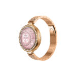Hw16 Mini Luxury Women Rose Gold Smart Watch 1.35 Inch Bt Call With We