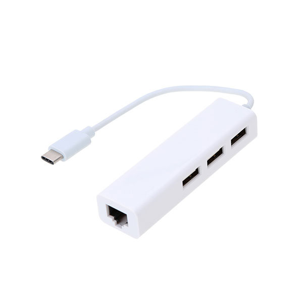 e398d89f181774345520 Type C 3.1 To Lan And Usb Hub - Image 1