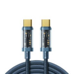 Joyroom S-cc100a12 Type-c To Type-c 100w Data Cable 1.2m Blue