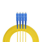 Fiber Patchcord Sc/upc Sm Duplex Dual Core Optical Cable 3m