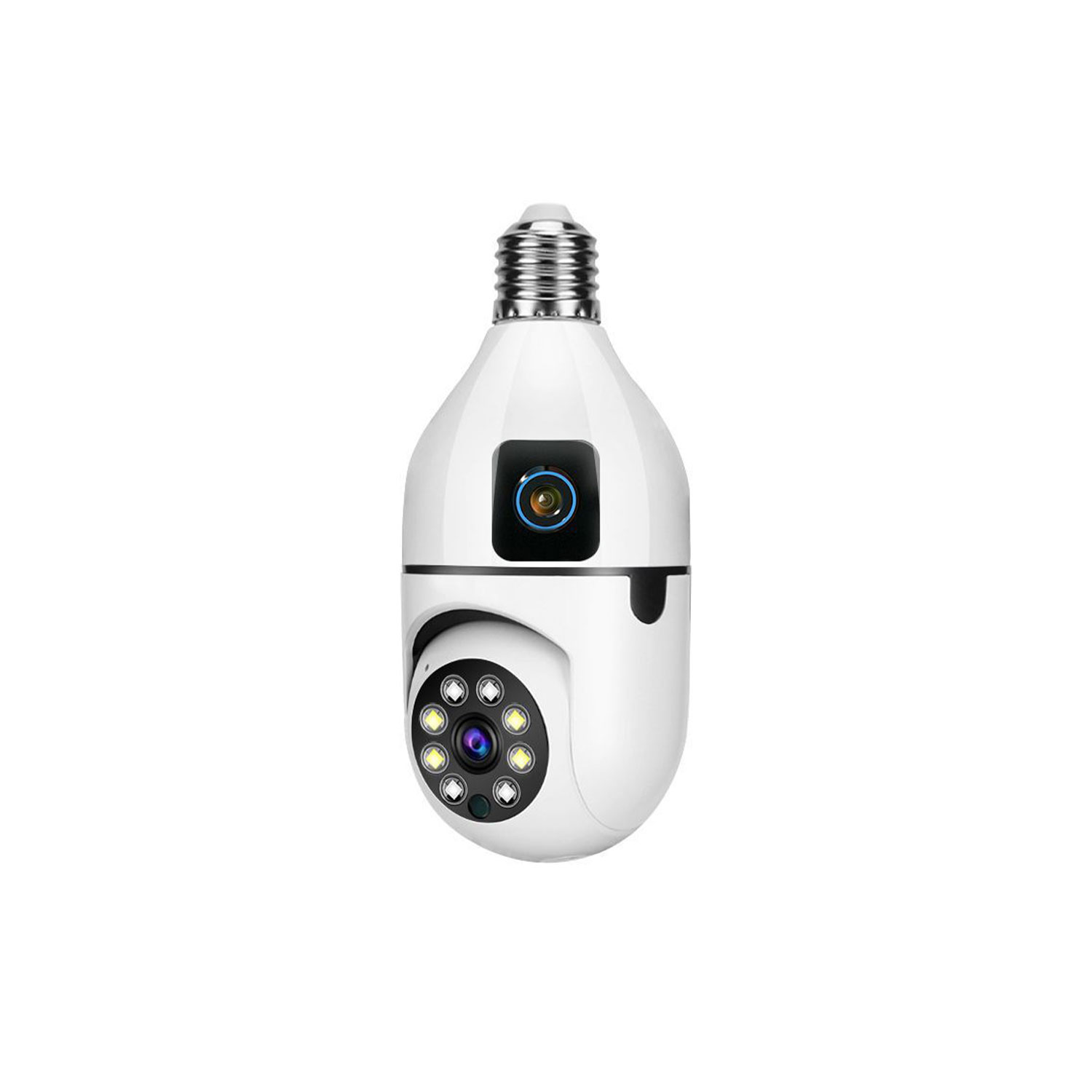 f00d2a87521773993119 Speed-x Sp-e28-2 Dual Lens Bulb Camera 1080p Wifi Panoramic Night Visi - Image 1